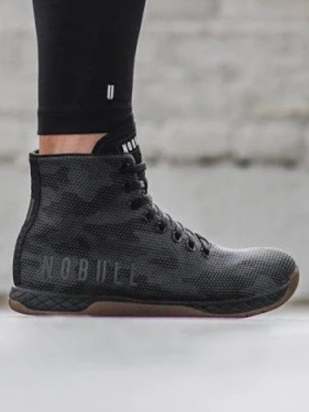 NOBULL Black Camo High-Top Trainer Shoes Men's 12.5 / Women's 14